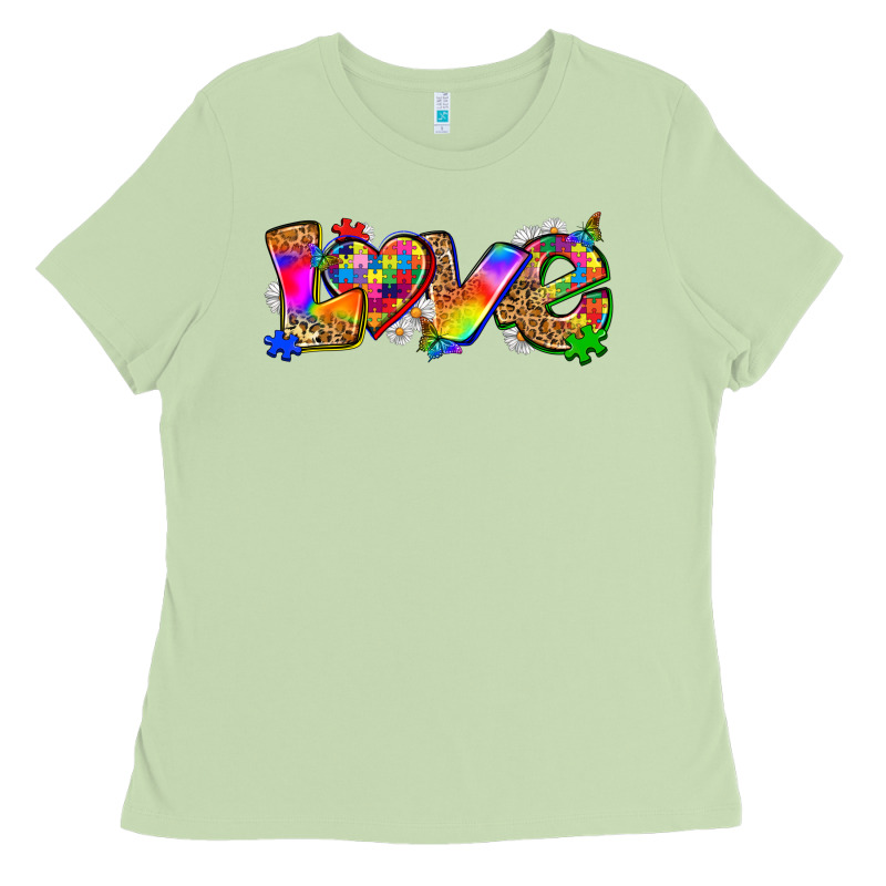 Love Autism Ladies Tee by Zillion Design Studio | Teevron