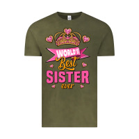 Vintage Olive world's best sister ever Vintage Tee - Jasminsmagicworld