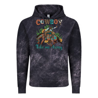 Cloud Black cowboy take me away rodeo Vintage Hoodie - Artiststas