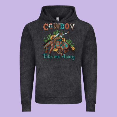 Cowboy Take Me Away Rodeo Vintage Hoodie Designed By Artiststas