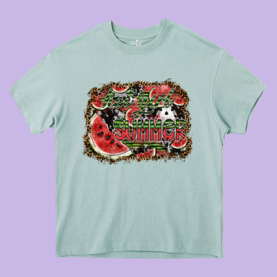 Hot Girl Summer Heavy Core Tee Designed By Sublimationcraftshop
