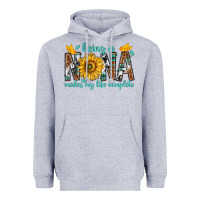 Heather Grey Being a Nana Makes My Life Complete Heavyweight Hoodie - texasbilliewilder