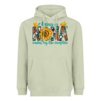 Matcha Being a Nana Makes My Life Complete Heavyweight Hoodie - texasbilliewilder