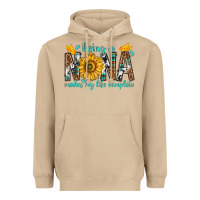 Mushroom Being a Nana Makes My Life Complete Heavyweight Hoodie - texasbilliewilder