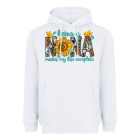 White Being a Nana Makes My Life Complete Heavyweight Hoodie - texasbilliewilder