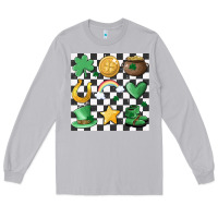 Moon Dust checker board lucky charms Long Sleeve Tee - MaliasSmallBusiness