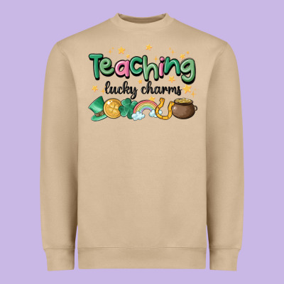 Teaching Lucky Charm Heavyweight Sweatshirt Designed By Maliassmallbusiness