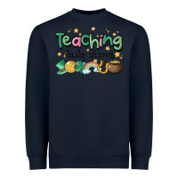 Navy teaching lucky charm Heavyweight Sweatshirt - MaliasSmallBusiness