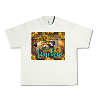 Pistachio Western Teacher Pencil With Sunflowers Urban Heavy Tee - LillyAllenDesigns