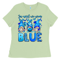 Matcha in april we wear blue autism gnomes Ladies Tee - Zillion Design Studio