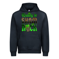 Navy St. Patricks' Day ready to sham rock Urban Hoodie - OliviaCreatesArt