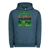 Pigment Midnight Navy St. Patricks' Day ready to sham rock Urban Hoodie - OliviaCreatesArt