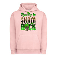 Pigment Salmon St. Patricks' Day ready to sham rock Urban Hoodie - OliviaCreatesArt