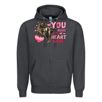 Smoke you make my heart saur Zipper Hoodie - LillyAllenDesigns