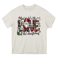 Cream for the love of the christmas Heavy Core Tee - CowhideDigitalArt