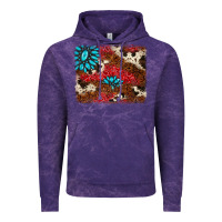 Cloud Purple gemstone cowhide background Vintage Hoodie - AdoDesignShop