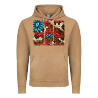 Vintage Camel gemstone cowhide background Vintage Hoodie - AdoDesignShop