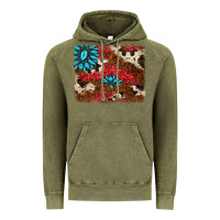 Vintage Olive gemstone cowhide background Vintage Hoodie - AdoDesignShop