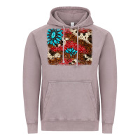 Vintage Zinc gemstone cowhide background Vintage Hoodie - AdoDesignShop