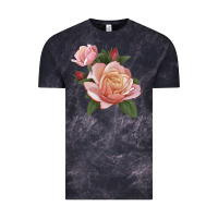Cloud Black State Of Grace Rose Vintage Tee - LillyAllenDesigns