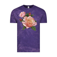 Cloud Purple State Of Grace Rose Vintage Tee - LillyAllenDesigns