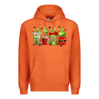 Carrot grinch coffee cups Premium Hoodie - texasbilliewilder