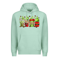 Seafoam grinch coffee cups Premium Hoodie - texasbilliewilder
