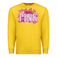 Lemon Think pink Premium Sweatshirt - NancyCooperArtShop