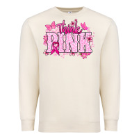 Sandshell Think pink Premium Sweatshirt - NancyCooperArtShop