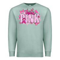 Seafoam Think pink Premium Sweatshirt - NancyCooperArtShop