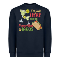 Navy i'm here for the margaritas and tacos Heavyweight Sweatshirt - MaliasSmallBusiness