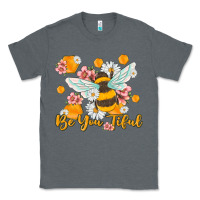Charcoal Heather be you tiful Classic Tee - MaliasSmallBusiness