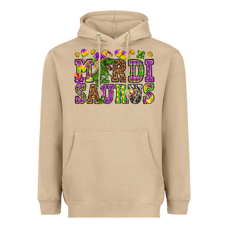 Mardi Saurus Heavyweight Hoodie by NancyCooperArtShop | Teevron