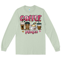 Matcha coffee please Long Sleeve Tee - MaliasSmallBusiness
