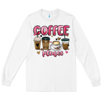 White coffee please Long Sleeve Tee - MaliasSmallBusiness