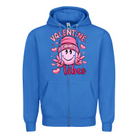True Royal valentine vibes Zipper Hoodie - LillyAllenDesigns