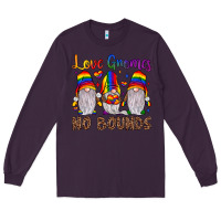 Plum love gnomes no bounds Long Sleeve Tee - JahusDesignShop