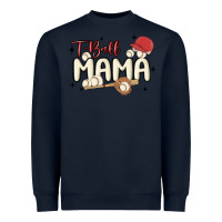 Navy t ball mama baseball Heavyweight Sweatshirt - MaliasSmallBusiness