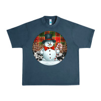 Midnight Navy western snowman christmas ornament Urban Heavy Tee - Jasminsmagicworld