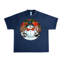 Navy western snowman christmas ornament Urban Heavy Tee - Jasminsmagicworld