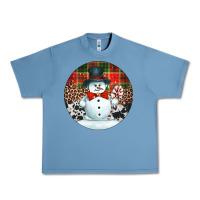 Pebble Blue western snowman christmas ornament Urban Heavy Tee - Jasminsmagicworld