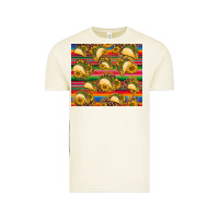 Vintage Arctic tacos and sunflowers with serape leopard background Vintage Tee - BarkalooDesign
