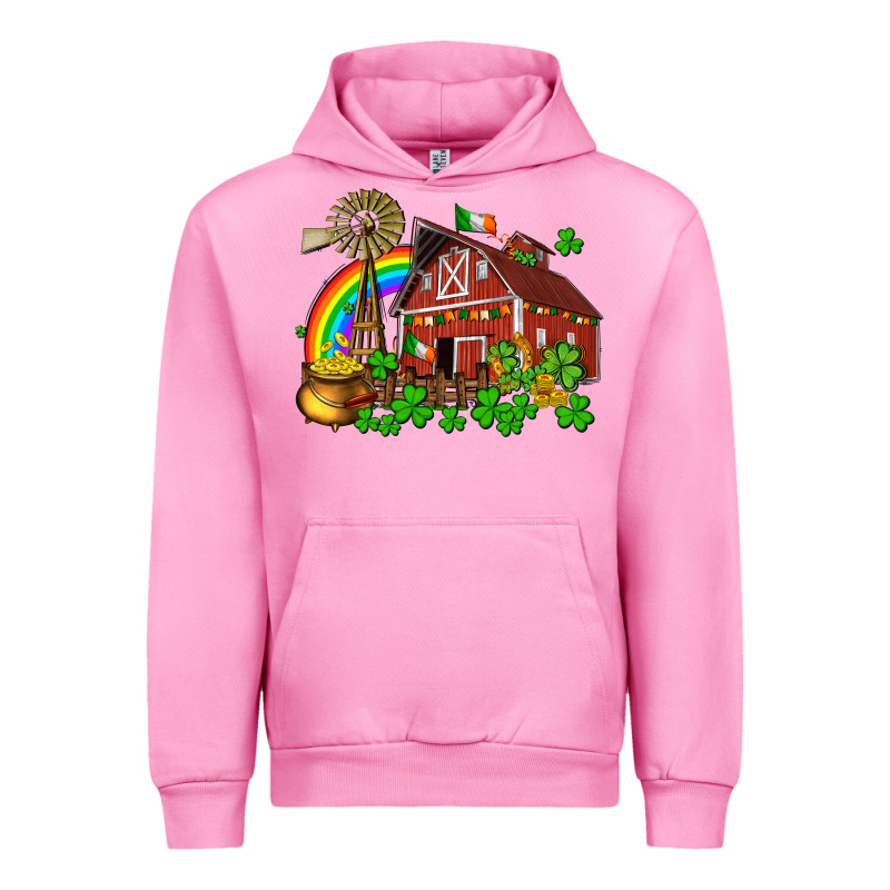 St. Patrick's Farm With Gold Urban Hoodie by OliviaCreatesArt | Teevron