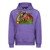 Tulip St. Patrick's farm with gold Urban Hoodie - OliviaCreatesArt