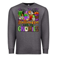 Charcoal Heather Halloween with My Gnomies Coffee Cups Premium Sweatshirt - texasbilliewilder