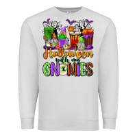 Dove Grey Halloween with My Gnomies Coffee Cups Premium Sweatshirt - texasbilliewilder