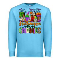 Ocean Blue Halloween with My Gnomies Coffee Cups Premium Sweatshirt - texasbilliewilder