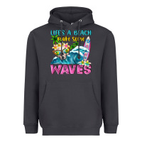 Smoke Life's a beach make some waves Heavyweight Hoodie - NancyCooperArtShop