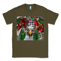 Army Green Chicken Classic Tee - CowhideDigitalArt