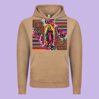 Our Lady Of Guadalupe Serape Background Tumbler Vintage Hoodie Designed By Artiststas